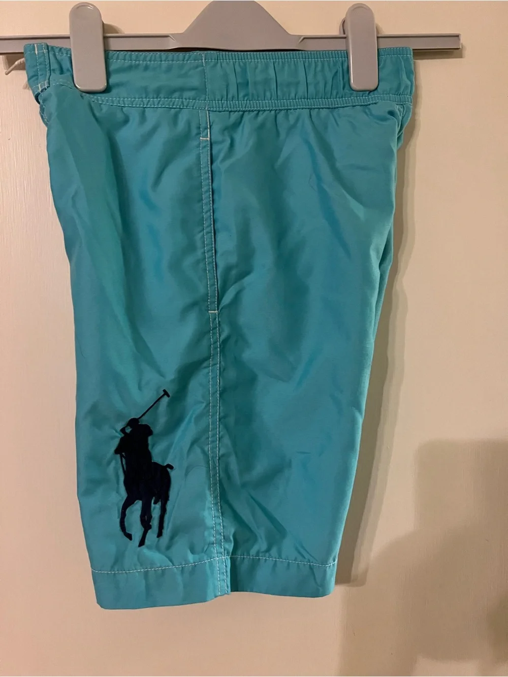 Polo Ralph Lauren VTG Boys Blue  Swimming Board Shorts Big Pony No. 3 Sz S (8)